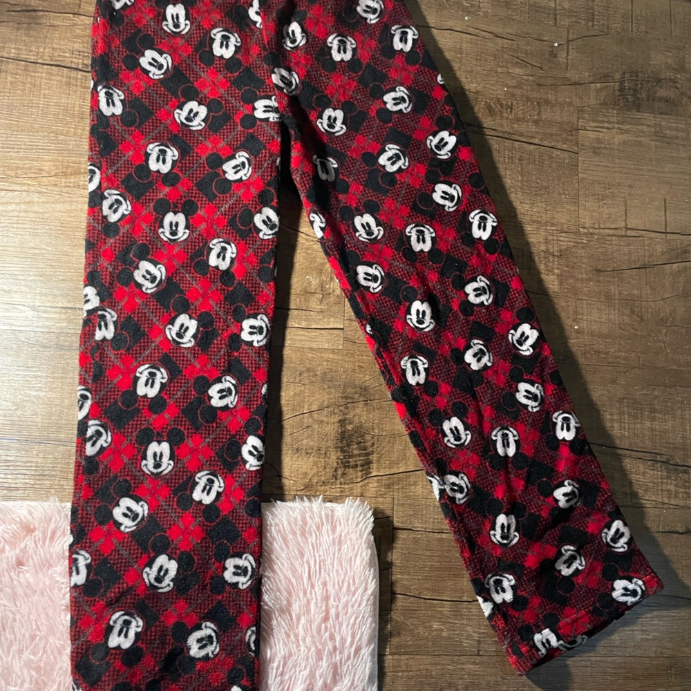 Red and Black Mickey Mouse Leggings